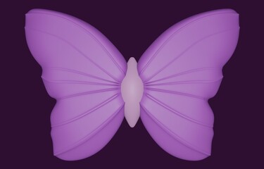 Fototapeta premium butterfly on black background