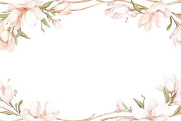 PNG  Backgrounds magnolia blossom pattern