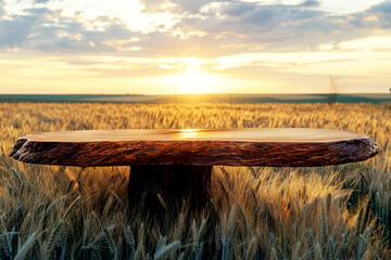 Solitude Amidst Wheat Fields