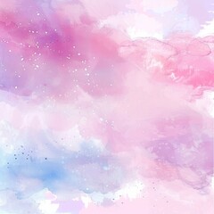 Cute pastel background watercolor - 1