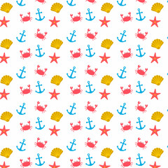 Background with sea pattern 