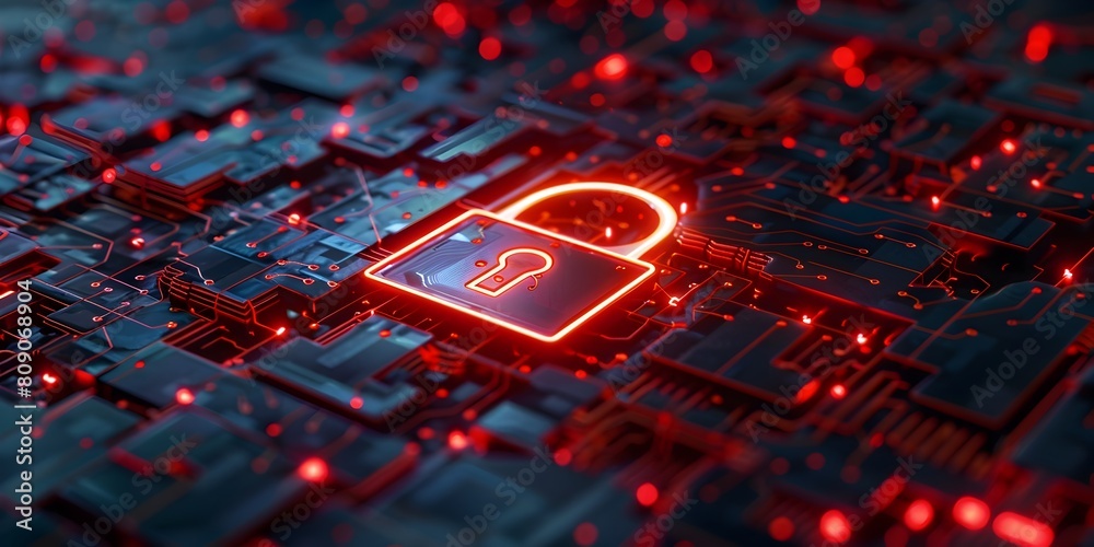 Poster secure corporate data with cutting edge encryption software to safeguard sensitive information and p