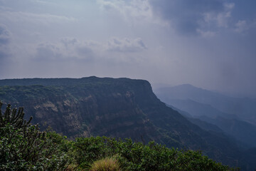 clouds over mountain