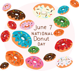 National Donut Day is celebrated every year on june 7.
