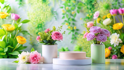 Fototapeta premium Props and backgrounds for product photography