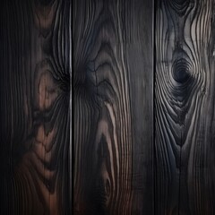 Naklejka premium Dark wooden texture. Rustic wood texture. Generative AI.