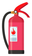 Obraz premium PNG Fire extinguisher cylinder machine pump.