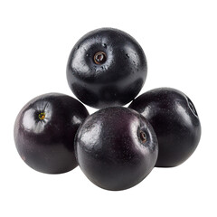 Acai berries are a type of small, round fruit that is native to the Amazon rainforest