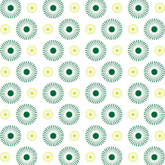 Sun favorable trendy multicolor repeating pattern vector illustration background design