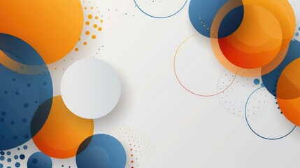 This is an abstract background with colorful circles.