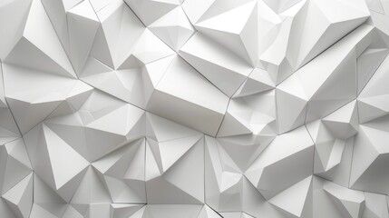 3D rendering of a white geometric shapes.