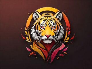 Tiger logo for websites and channels
