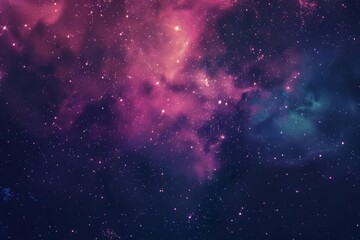 Galaxy cluster flat design top view deep space theme animation Triadic Color Scheme