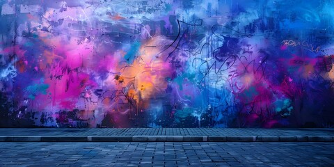 Rebellious and Edgy Urban Street Art: A Gritty Splash of Color. Concept Urban Art, Street Photography, Edgy Vibes, Graffiti, Colorful Aesthetics