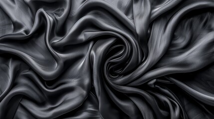   A monochrome image of a vast fabric sheet fluttering in the wind