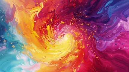 Eksplozja kolorów podczas święta kolorów holi