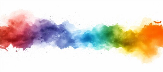 Rainbow abstract background with copy space LGBT pride banner