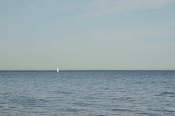 Fototapeta premium Lake Ladoga by day.