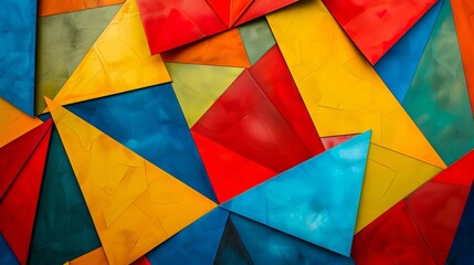 A colorful abstract background with many different shapes.