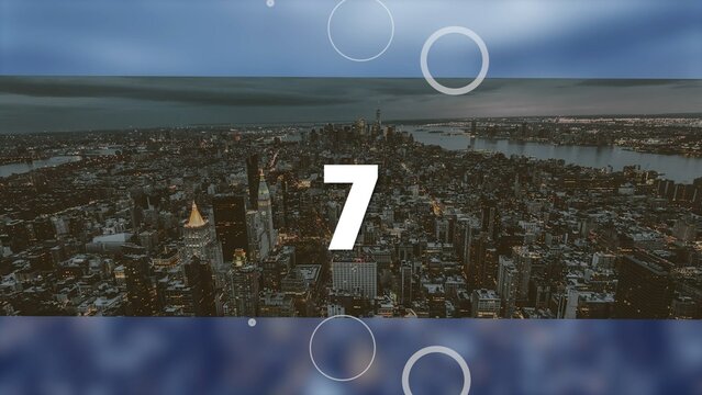 Full Screen City Modern Life Dynamic Countdown Intro Opener