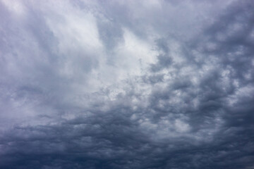 background in the form of a cloudy gray sky.