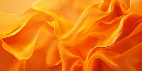Obraz premium Vivid abstract orange in different shades waving and motion colorful banner backgrounds, curvy layers modern trendy orange yellow red background.