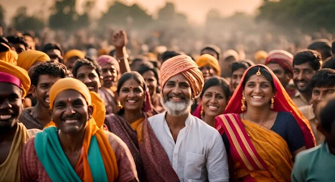 Indian people in India.	
