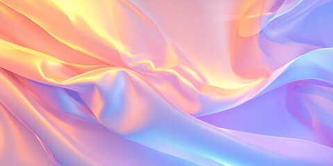 Obraz premium Spectral gradient silk texture background with shimmering details