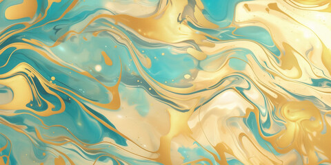 Obraz premium Colorful liquid marble pattern background, gold texture