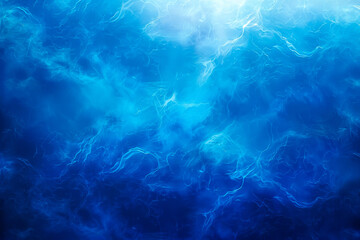 Fototapeta na wymiar Abstract Underwater Currents - Fluid Blue Texture