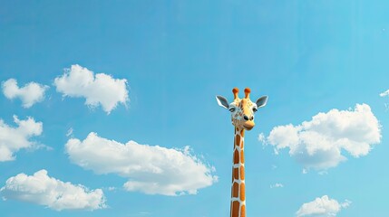 Majestic Giraffe Portrait in the Savanna