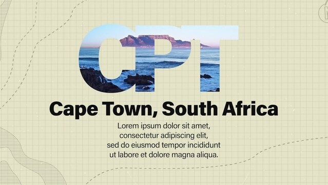 Travel Tourism City Guideline Animated Map Template