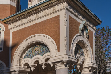 The St Nicholas Orthodox Cathedral (Cathedrale Orthodoxe Saint-Nicolas de Nice). French Riviera, Azure Coast, Nice, France.