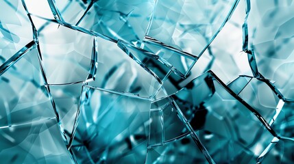 Colorful abstract background of broken glass with vibrant hues