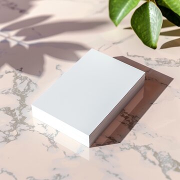 Mockup of a business cardle background. 3d render