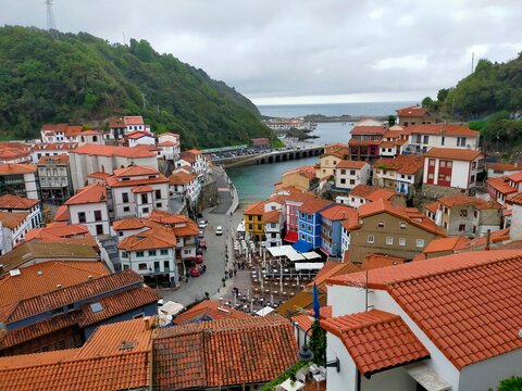 Vista de Cudillero, Cudillero,  Asturias (Espa&ntilde;a)
