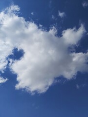 blue sky with clouds