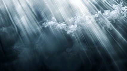 Fototapeta premium Creating a Mystical and Enchanting Atmosphere with Light Beams and Divine Elements. Concept Enchanting Lighting, Mystical Atmosphere, Divine Elements, Magical Effects, Ethereal Photoshoot