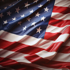 flag, vector realistic american flag background