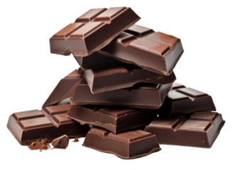 PNG  Dark chocolate bar dessert food white background