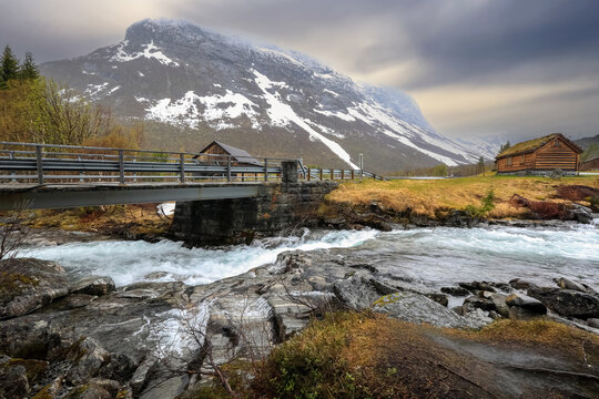 Rain in Reinheimen national Park, Norway