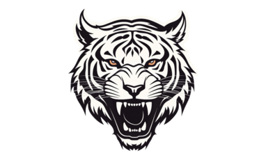 tiger head vector