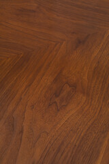 Walnut wood grain pattern. Natural material texture photograph. Mirrored design.