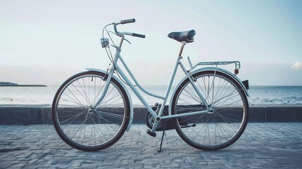 Fototapeta premium A bicycle on the beach.