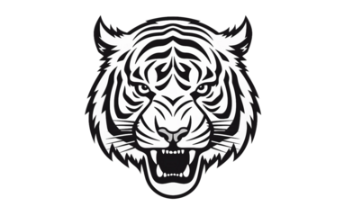 tiger head vector