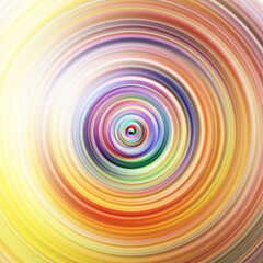 Obraz premium Colorful radial motion effect. Abstract rounded background. Color curves and sphere. Multi color gradient rings and circles wallpaper. Colored texture backdrop and banner.