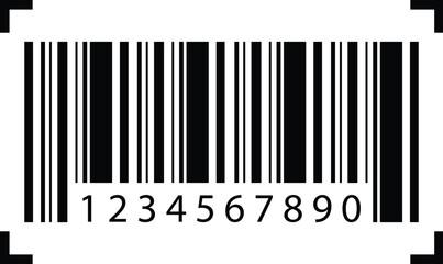 Set of barcode vector icon. Trendy bar code for web icon. Abstract barcode vector icon illustration. Bar code	