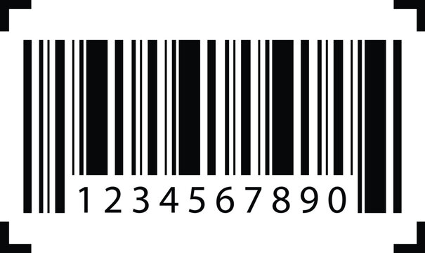 Set of barcode vector icon. Trendy bar code for web icon. Abstract barcode vector icon illustration. Bar code	