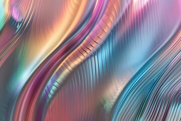 abstract metallic background with matted metal surface close up view, titanium material in holographic colors
