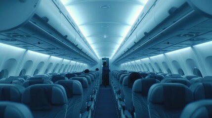 A Symphony of Seats: Inside the Airplane